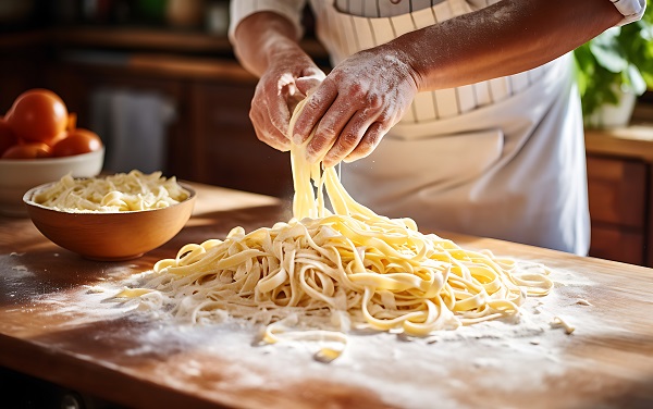 L'arte della pasta fatta in casa.